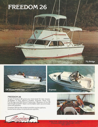Angler Freedom 26 Brochure