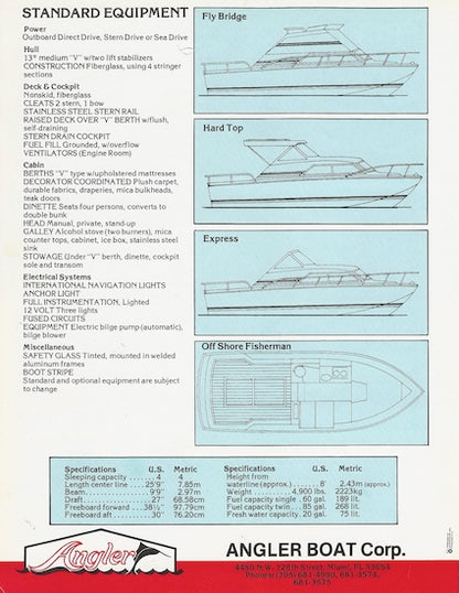 Angler Freedom 26 Brochure