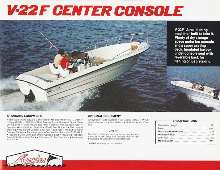 Angler 1983 Brochure