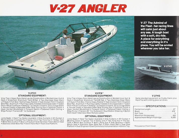 Angler 1983 Brochure