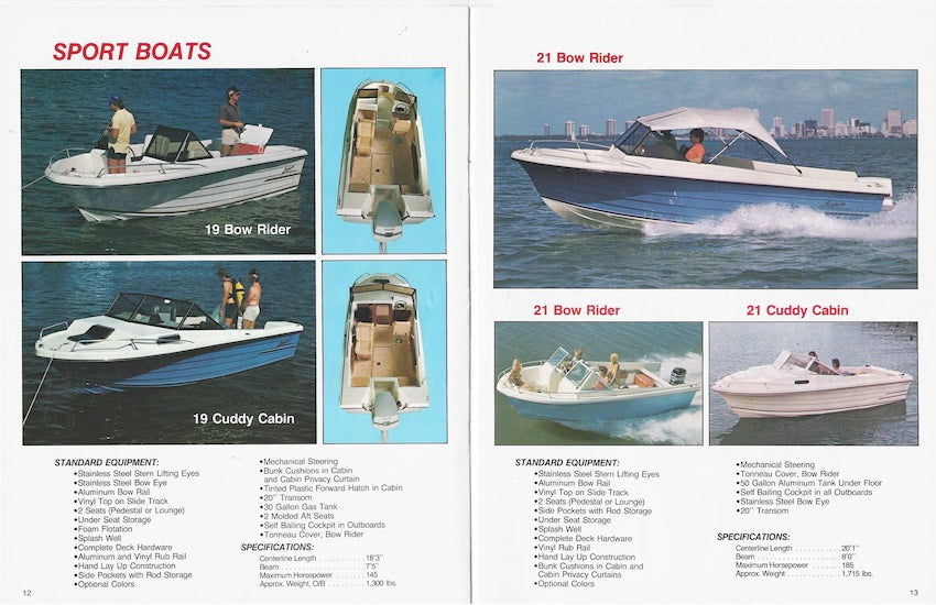 Angler 1986 Brochure