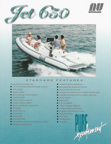 Novurania Jet 650 Brochure