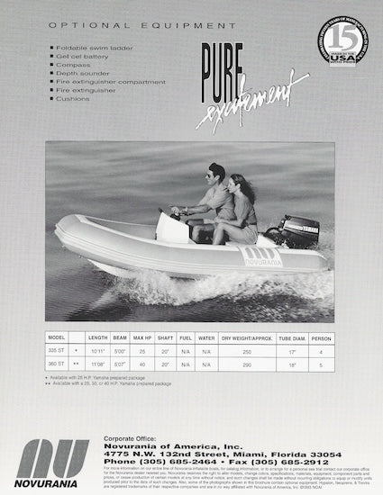Novurania Sport Tender Brochure