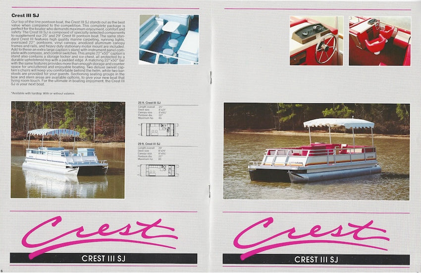 Crest 1985 Brochure