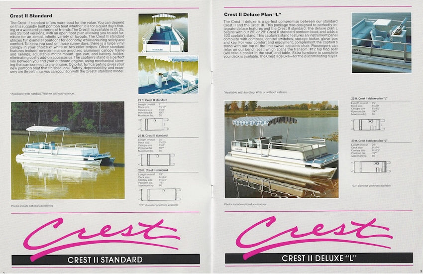 Crest 1985 Brochure