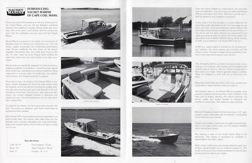 Nauset 249 Sport Convertible Brochure