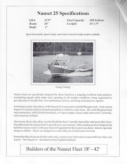 Nauset 25 Brochure