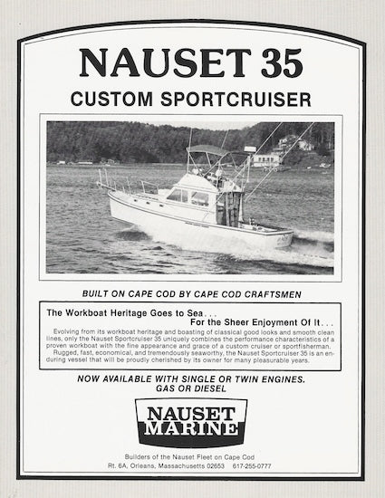 Nauset 35 Custom Sportcruiser Brochure