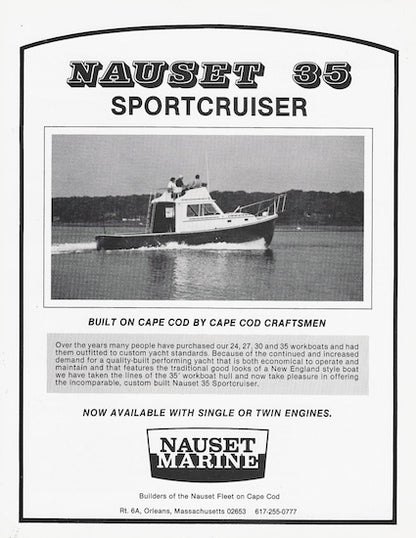 Nauset 35 Custom Sportcruiser Brochure