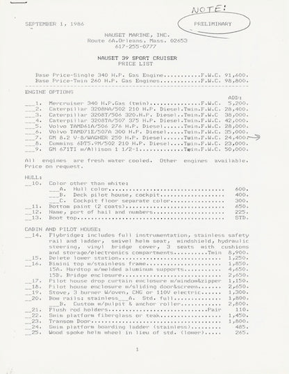 Nauset 39 Brochure