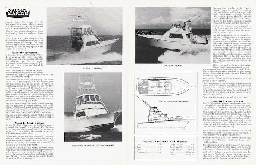 Nauset 39 Brochure