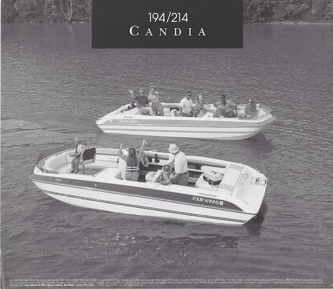 Four Winns 194/214 Candia Specification Brochure