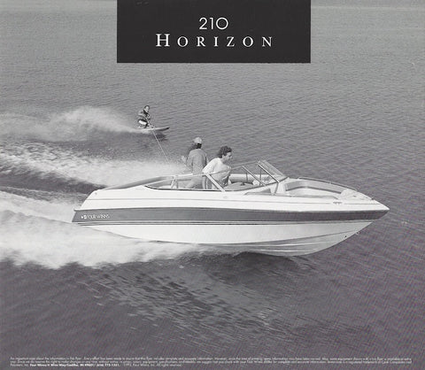Four Winns 210 Horizon Specification Brochure