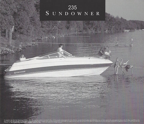 Four Winns 235 Sundowner Specification Brochure
