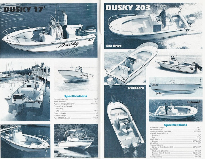 Dusky 1984 Brochure