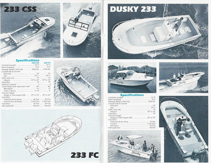 Dusky 1984 Brochure
