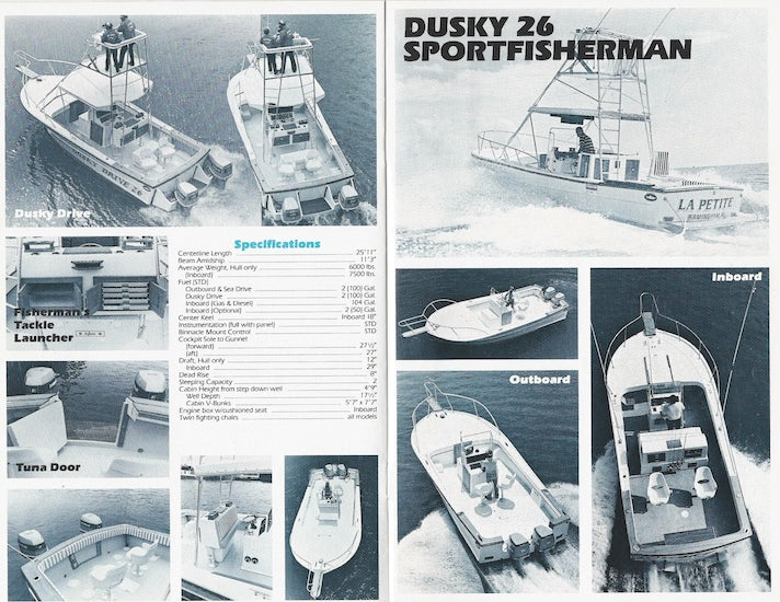 Dusky 1984 Brochure