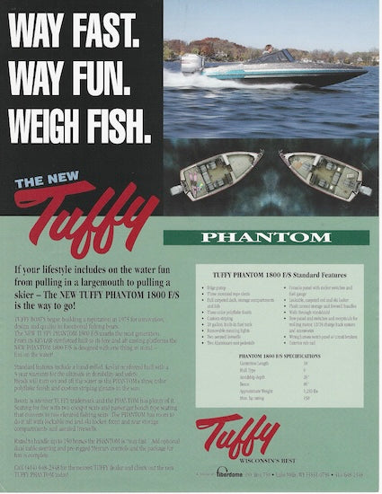 Tuffy Phantom 1800 F/S Brochure