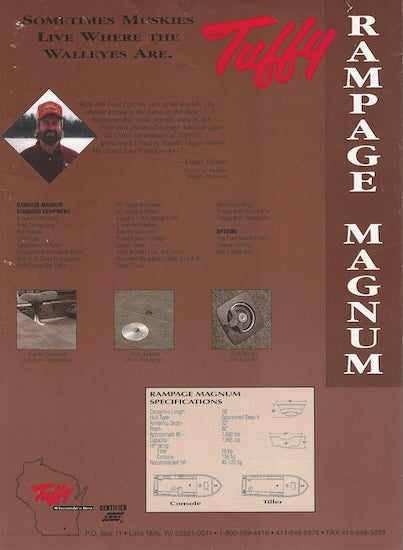 Tuffy Rampage Magnum Brochure