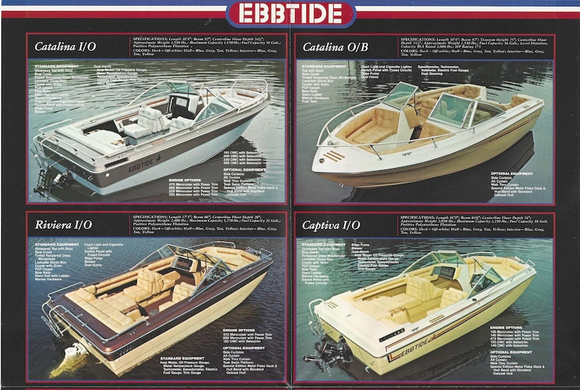 Ebbtide / Dyna-Trak 1980 Poster Brochure