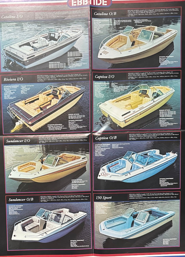 Ebbtide / Dyna-Trak 1981 Poster Brochure