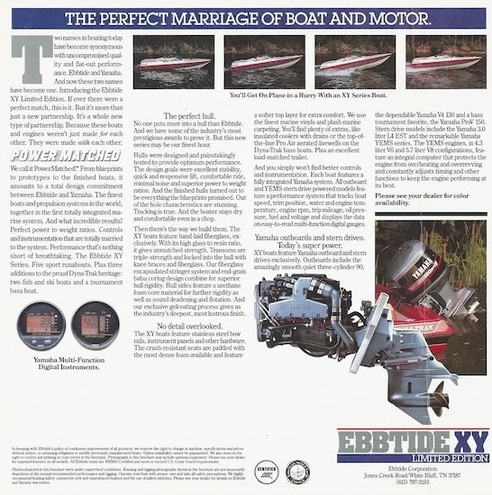 Ebbtide XY Series Brochure