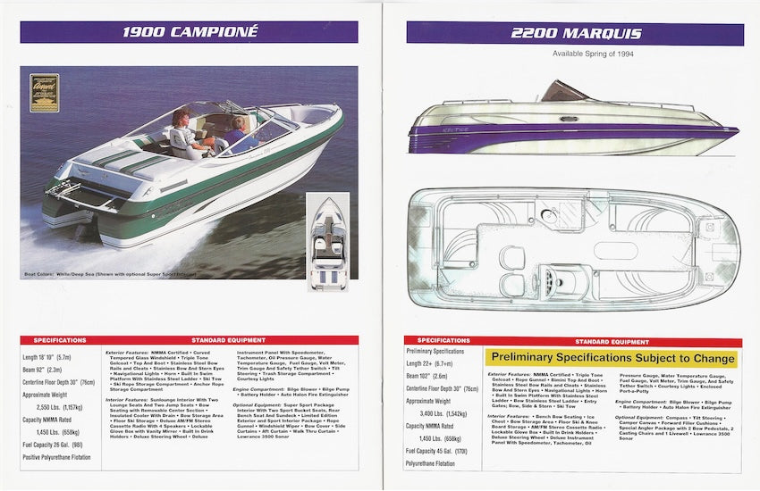 Ebbtide 1994 Brochure