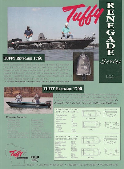 Tuffy Renegade Series Brochure