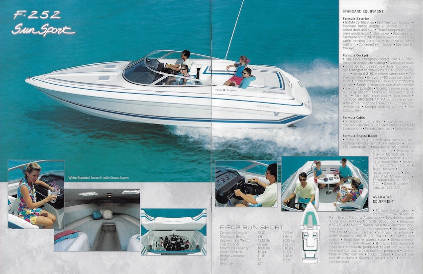 Formula 1993 Sportboat Brochure