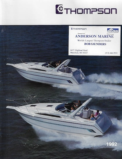 Thompson 1992 Brochure