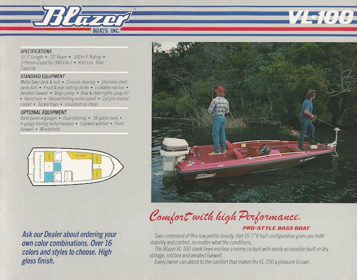Blazer 1990s Brochure