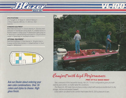 Blazer 1990s Brochure