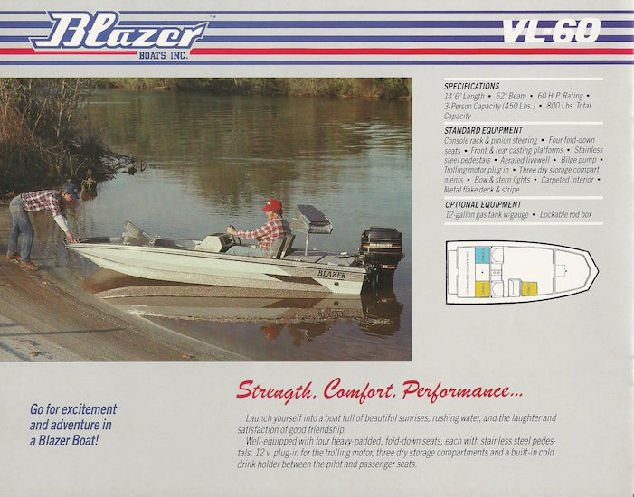 Blazer 1990s Brochure