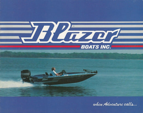 Blazer 1990s Brochure