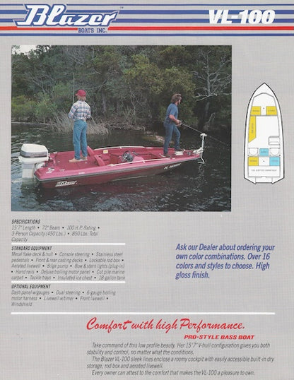 Blazer Bass VL-100 Brochure