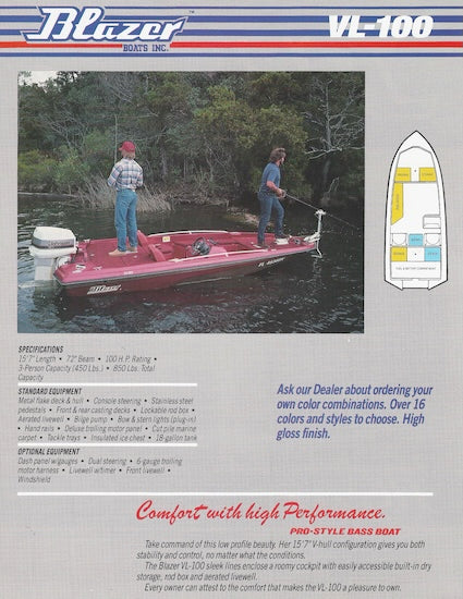 Blazer Bass VL-100 Brochure