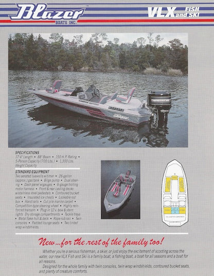 Blazer Bass VLX Fish & Ski Brochure