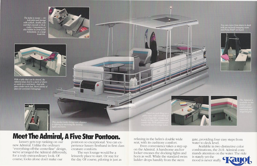 Kayot Admiral Pontoon Brochure