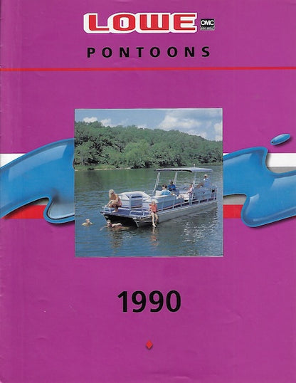 Lowe 1990 Pontoon Boats Brochure