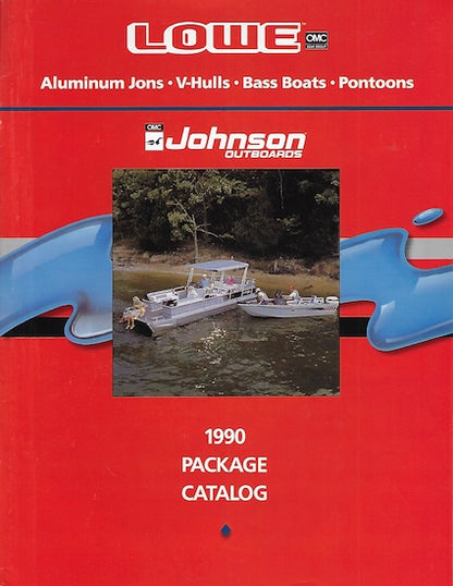 Lowe 1990 Johnson Outboard Package Brochure