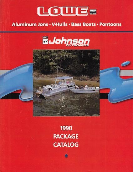 Lowe 1990 Johnson Outboard Package Brochure