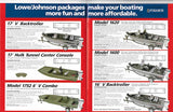 Lowe 1990 Johnson Outboard Package Brochure