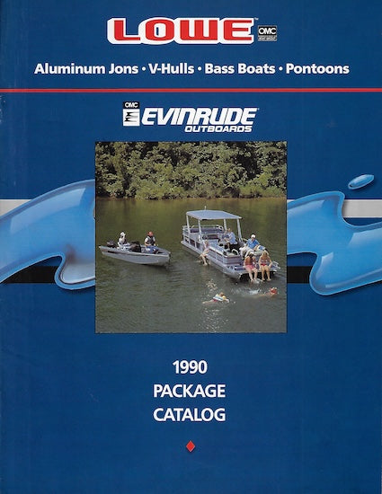 Lowe 1990 Evinrude Outboard Package Brochure