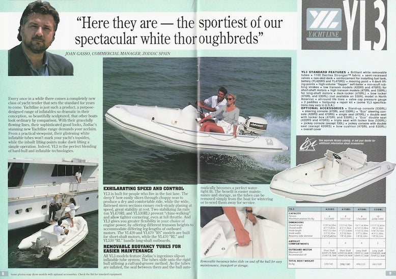Zodiac 1994 Brochure