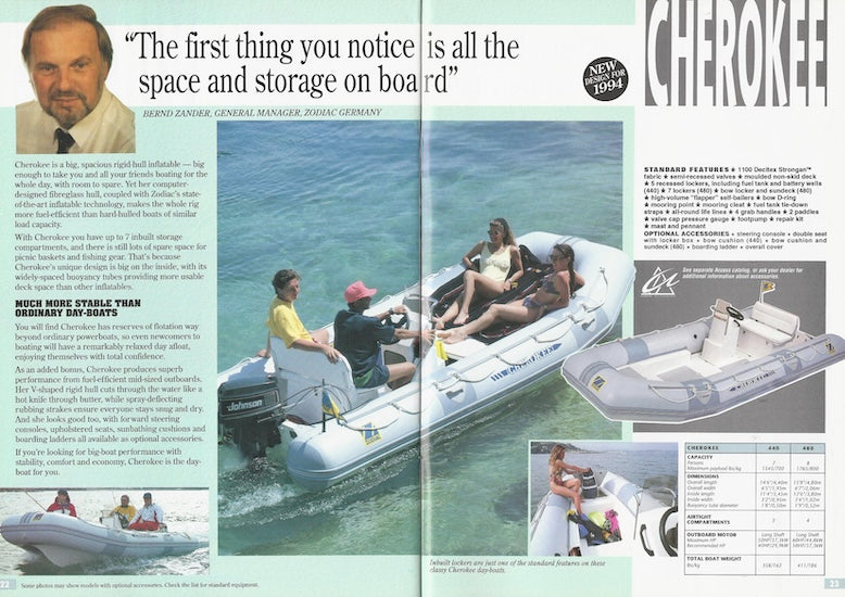 Zodiac 1994 Brochure
