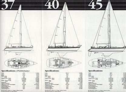 Hunter 1987 Brochure