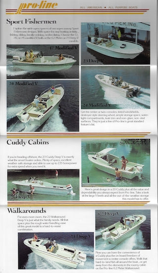 Pro Line 1982 Abbreviated Brochure