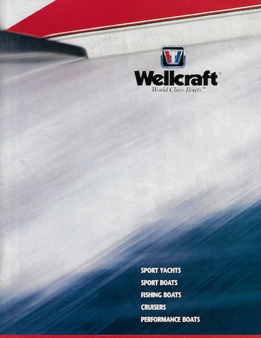 Wellcraft 1991 Abbreviated Brochure