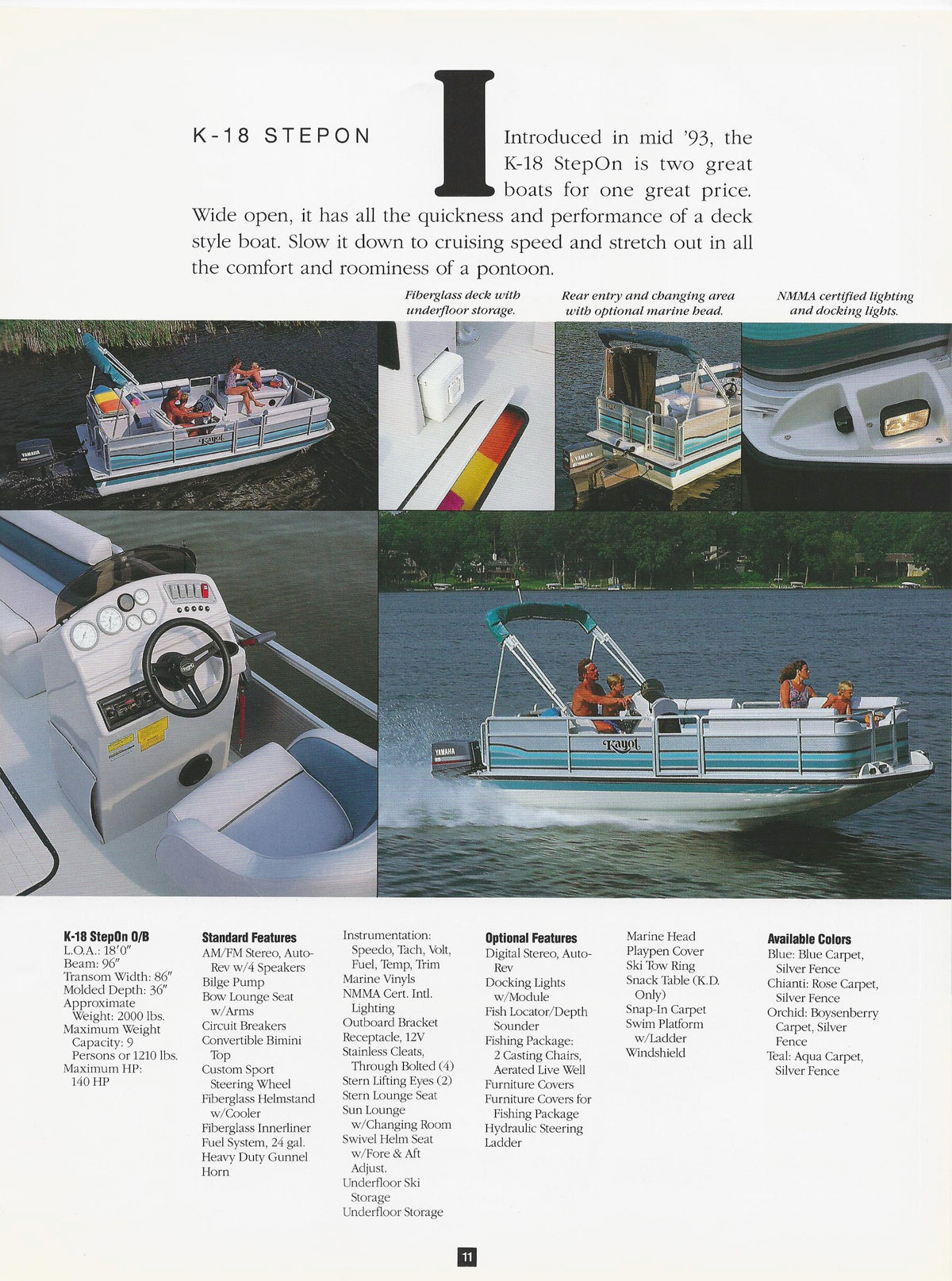 Kayot 1994 Brochure