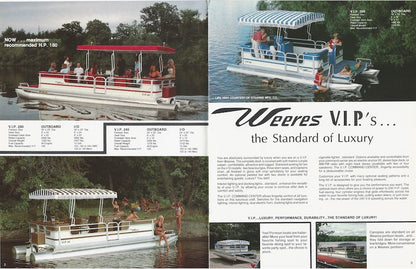 Weeres 1979 Pontoon Brochure